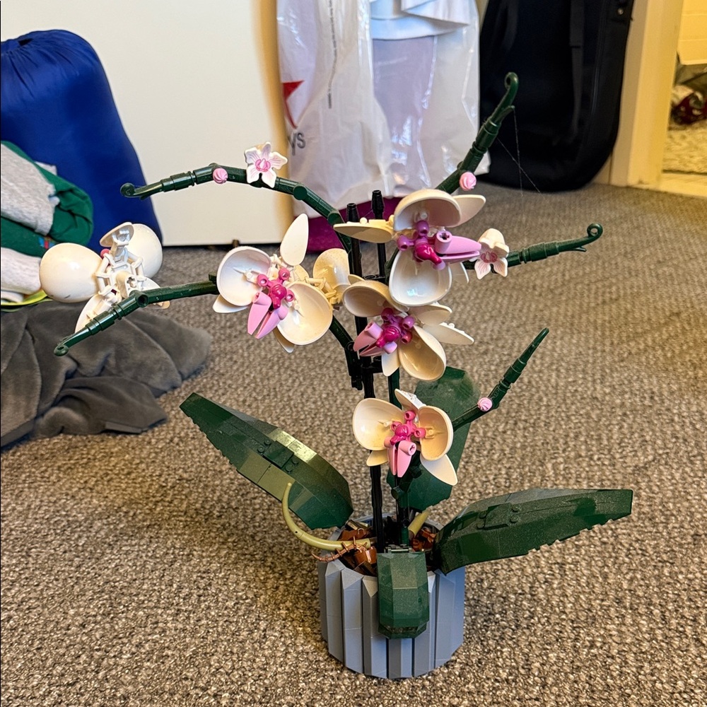 Lego Orchid Flower Building Set